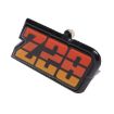 Picture of 1980-1981 Camaro Fuel Door Emblem, “Z-28”, Orange, Sold as Each