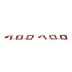 Picture of 1967-1969 Firebird Hood Emblem, “400”, Sold as a Pair