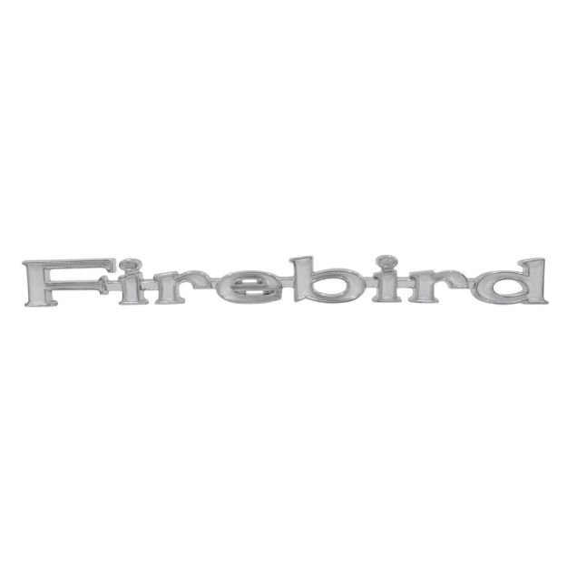 Picture of 1969 Firebird Front Fender Emblem, “Firebird”, Sold as a Pair