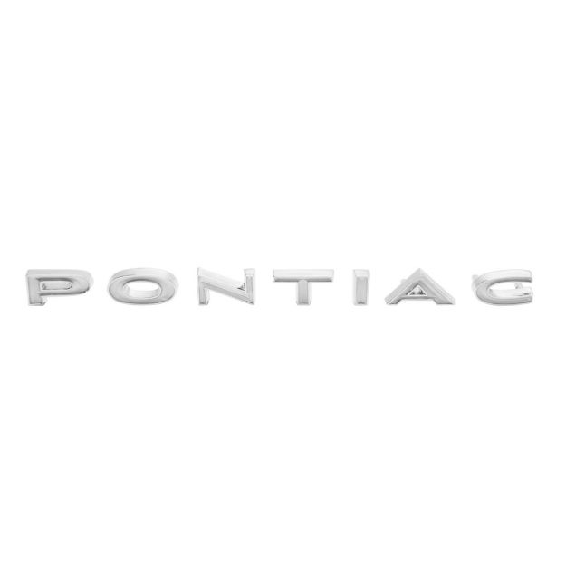 Picture of 1967-1969 Firebird Trunk Lid Letters, “PONTIAC”, Sold as a Set