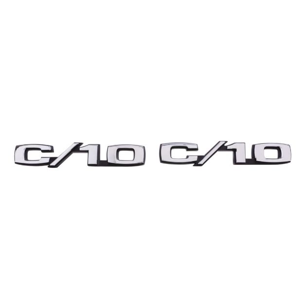 Picture of 1969-1970 Chevrolet and GMC Truck Front Fender Emblem, “C/10”, Sold as a Pair