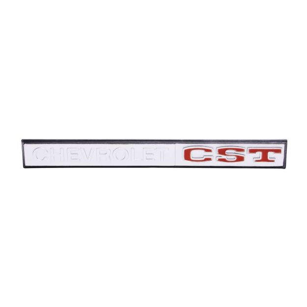 Picture of 1969-1970 Chevrolet and GMC Truck Glove Box Door Emblem, “Chevrolet CST”, Each