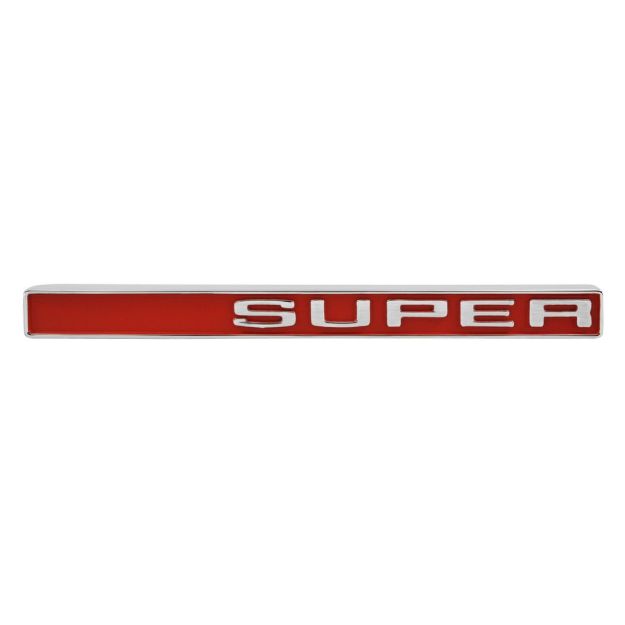 Picture of 1971-1972 Chevrolet and GMC Truck Front Fender Emblem, “Super”, Sold as a Pair