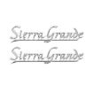 Picture of 1969-1972 Chevrolet and GMC Truck Rear Quarter Emblem, “GMC Sierra Grande” Pair