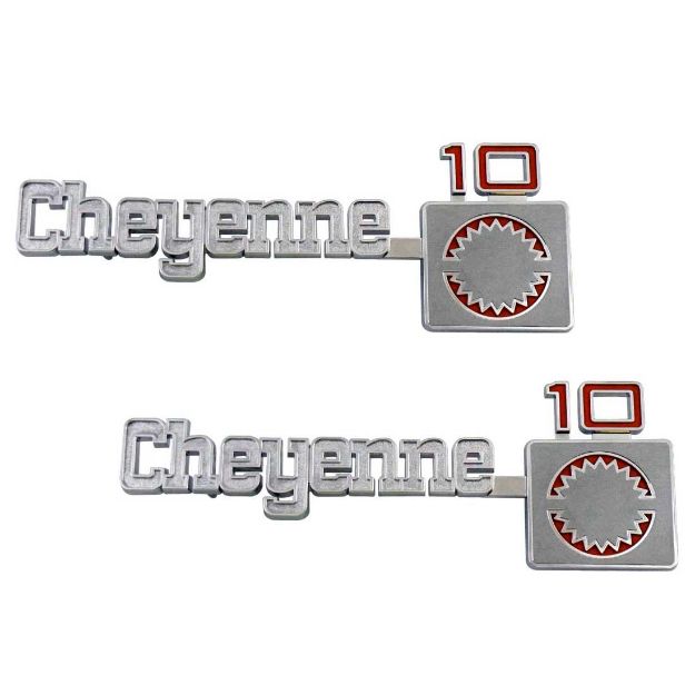 Picture of 1975-80 Chevrolet Truck Cheyenne 10 Fender Emblem Set