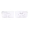 Picture of 1956 Full-Size Chevrolet Clear Parking Light Lens with Chrome Bowtie Pair