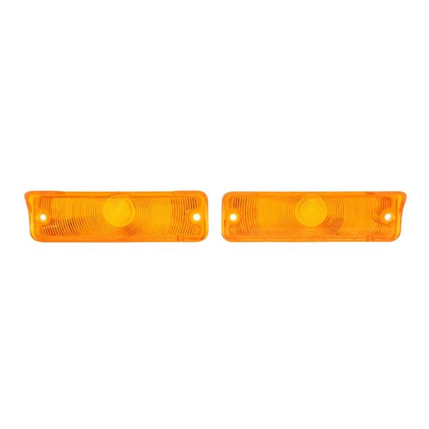 Picture of 1965 Chevy II and Nova Parking Light Lens, Amber, Sold as a Pair