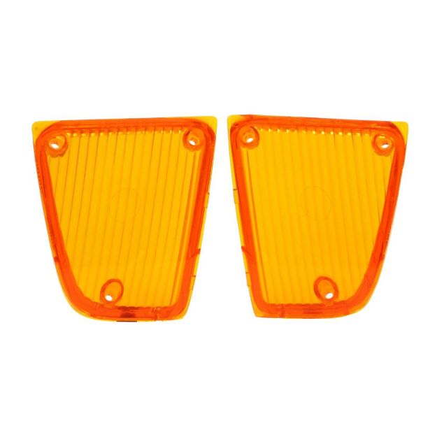 Picture of 1972 Corvette Amber Parking Light Lens, Sold as a Pair