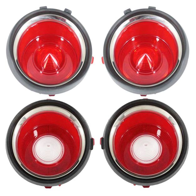 Picture of 1970-1971 Early Camaro Tail Light Lens Set without RS