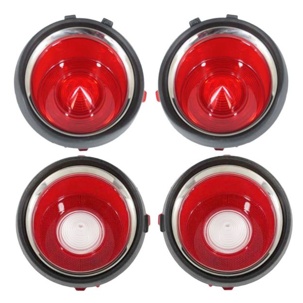 Picture of 1971 Late-1973 Camaro Tail Light Lens Set without RS