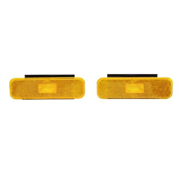 Picture of 1970-1973 Camaro Front Marker Light Assembly with Gaskets and Brackets Pair