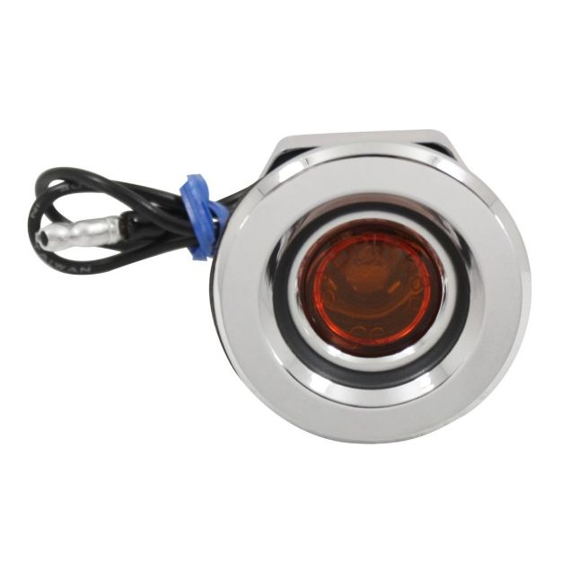 Picture of 1968 Mopar Front Flat Amber Side Marker Light Assembly, Sold as Each