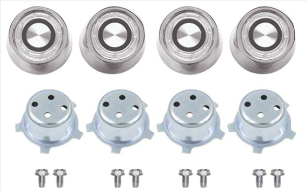 Picture of 1967-1976 Mopar Magnum & Road Wheel Center Cap Set - For Use with Original Wheels