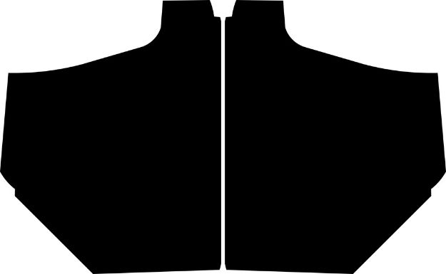 Picture of 1928-1929 Ford Model A Fordor Sedan AcoustiShield Side Cowl Panel Set Leather Grain ABS
