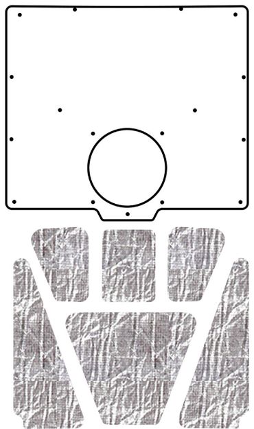 Picture of 1966-70 AMC Rebel Machine QuietRide AcoustiHood Under Hood Cover Kit