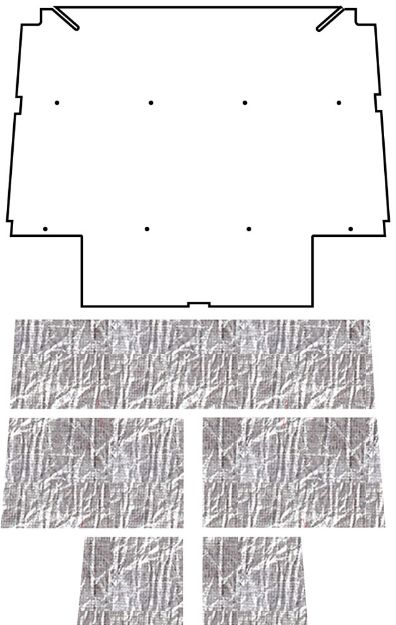 Picture of 1966-1977 Ford Bronco QuietRide AcoustiHood Under-Hood Insulation & Sound Barrier Kit