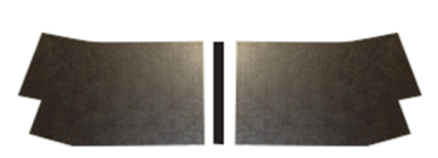 Picture of 1961-1964 Econoline QuietRide Solutions AcoustiTrunk Rear Cab Cover Panels Set with H Channel Strip and Wood Spacers