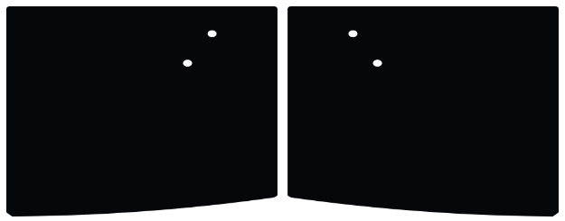 Picture of 1937 Ford Regular Half-Ton Truck AcoustiShield Door Panel Set Leather Grain ABS