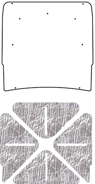 Picture of 1965 Ford AcoustiHood Under-Hood Insulation and Sound Barrier Kit