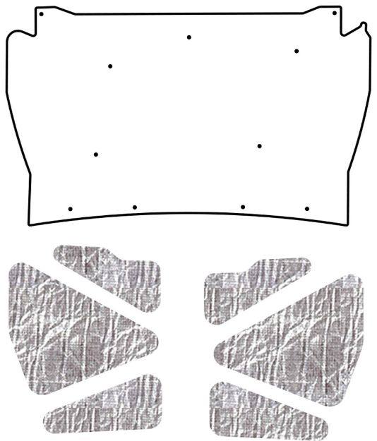 Picture of 1987-1991 Ford F-150 AcoustiHood Under-Hood Insulation & Sound Barrier Kit by QuietRide Solutions