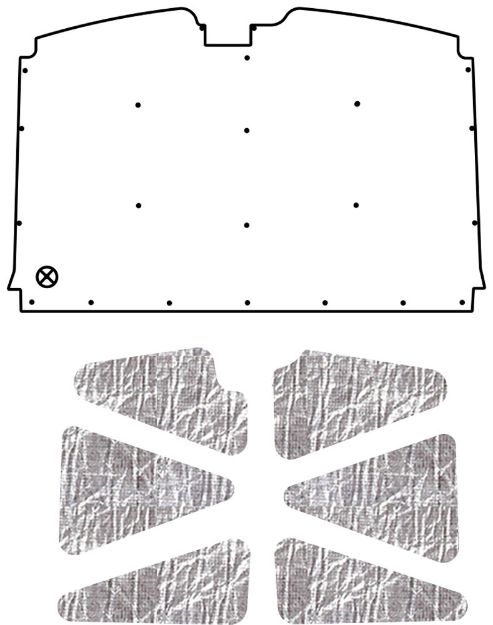 Picture of 1988-1998 GMC Truck AcoustiHood Under-Hood Insulation and Sound Barrier Kit