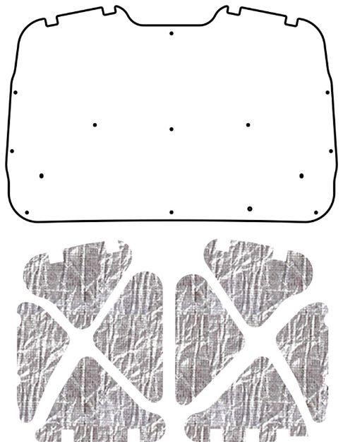 Picture of 1999-2006 GMC 2500/3500 AcoustiHood Under-Hood Insulation & Sound Barrier Kit