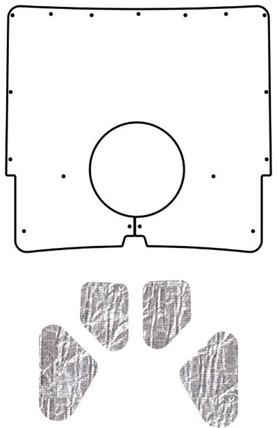 Picture of 1967-1969 Chevrolet Camaro AcoustiHood Under-Hood Insulation & Sound Barrier Kit