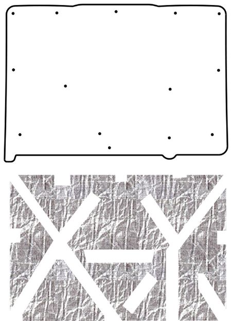 Picture of 1981-87 Oldsmobile G-Body QuietRide AcoustiHood Cover Kit with HeatShield Insulation Panels