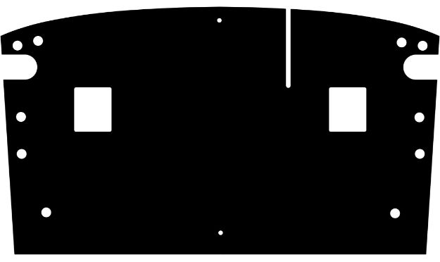 Picture of 1931-1933 Marmon Series 16 QuietRide Firewall Insulator Pad with Heat and Sound Barrier