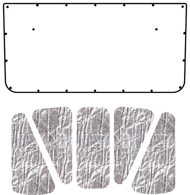 Picture of 1965-68 Dodge Monaco QuietRide AcoustiHood Under-Hood Insulation and Sound Barrier Kit