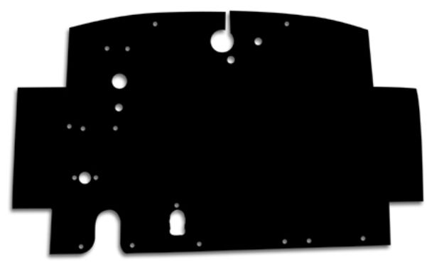 Picture of 1933 Packard Model 1105 QuietRide Firewall Insulator Pad with Heat and Sound Barrier