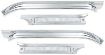 Picture of 1978-91 Chevrolet & GMC Pickup Truck Door Sill Plate Set - Polished Aluminium 4 Piece Set
