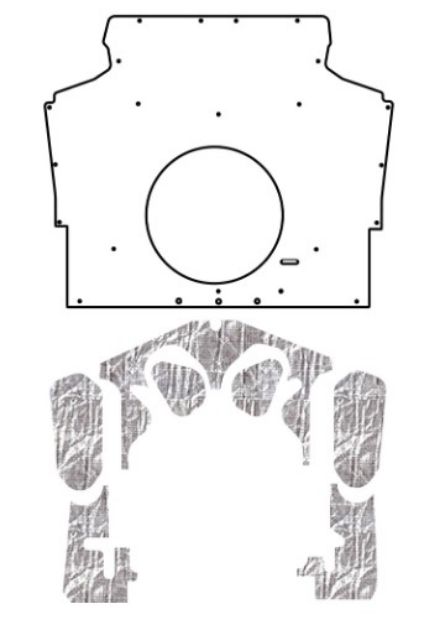 Picture of 1975-81 Camaro F-Body AcoustiHood Induction Under Hood Cover Kit by QuietRide Solutions