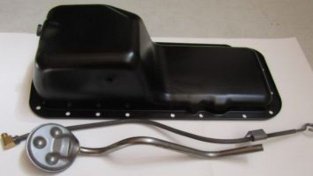 Picture of 1972-1978 Dodge Truck Vans Auto CHT Big Block Oil Pan with Pickup Tube and Dipstick