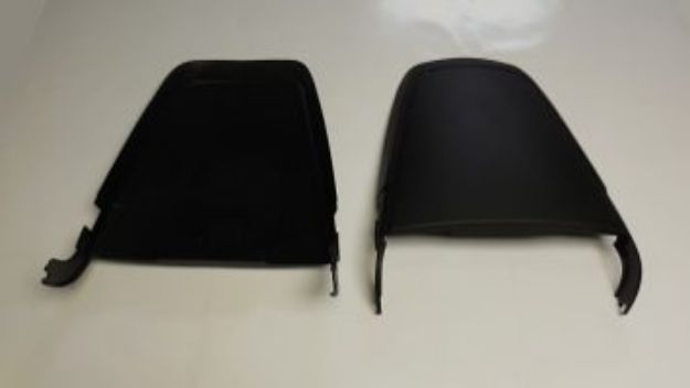 Picture of 1970-1971 B & E-Body Vans Auto Black Bucket Seat Backs Pair