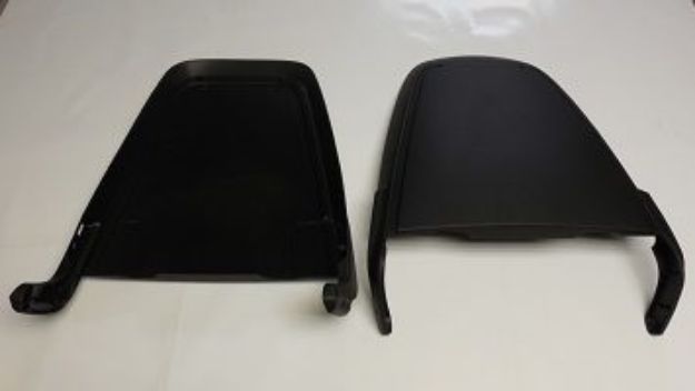 Picture of 1971-1974 Mopar B & E-Body Bucket Seat Backs Black Pair by Vans Auto