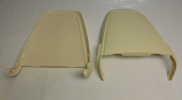 Picture of 1971-1974 Dodge Plymouth B & E-Body Bucket Seat Backs Pair White by Vans Auto