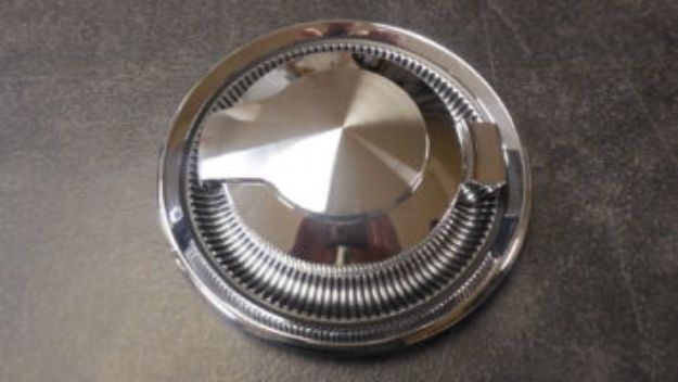Picture of 1967-1968 Dodge Charger Plymouth Cuda Vans Auto Flip Top Gas Cap and Bezel