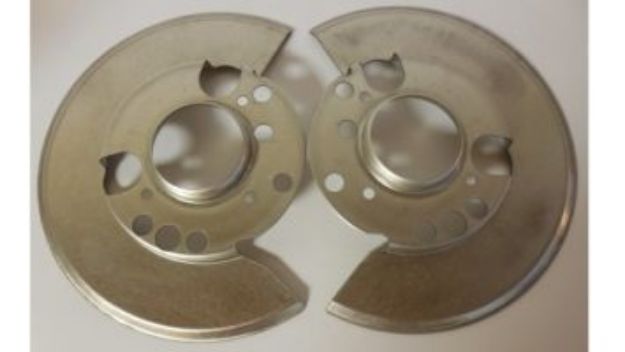 Picture of 1970-1972 Mopar B & E-Body Disc Brake Shields by Vans Auto Pair