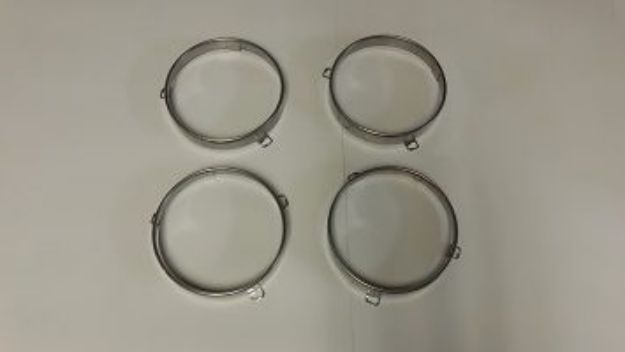 Picture of 1964-1967 Mopar Headlight Retainer Rings by Vans Auto Set of 4
