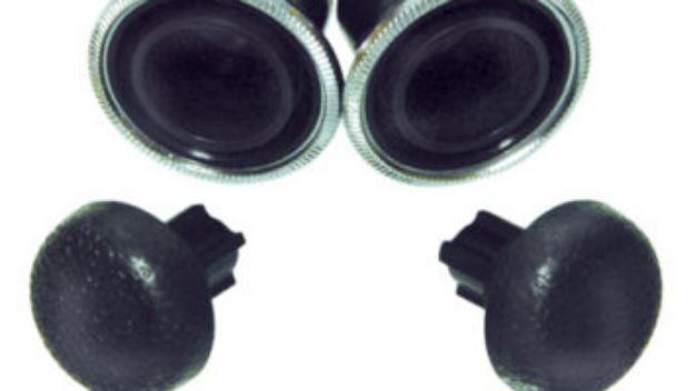 Picture of 1971-1972 B & E-Body Vans Auto Radio Knobs Set
