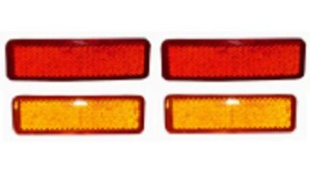 Picture of 1969 Dodge Plymouth Side Marker Reflector Lenses Set by Vans Auto