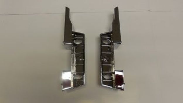 Picture of 1967 A-Body Vans Auto Front Armrest Pads Black Pair