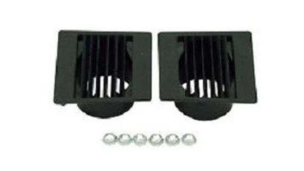 Picture of 1967-1976 A-Body Vans Auto Windshield Dash Defroster Vents - Pair