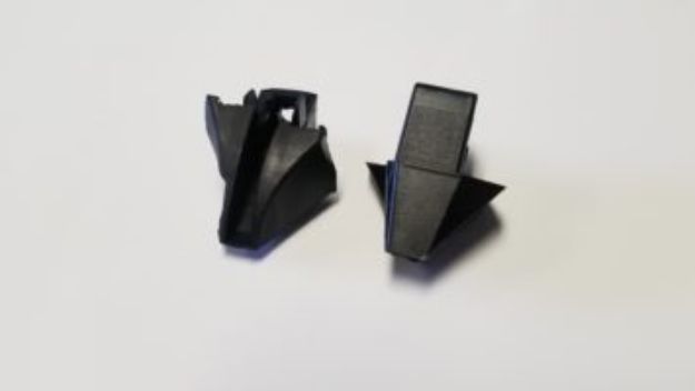 Picture of 1967-1972 Dodge Barracuda Dart Valiant Vans Auto Vent Wing Window Bumper Stop Pair