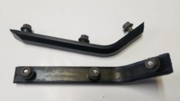 Picture of 1971-1972 Dodge Charger Vans Auto Rear Bumper Guard Cushions Pair