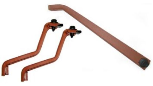 Picture of 1967-1969 B-Body Mopar Battery Tray Bracket Set by Vans Auto