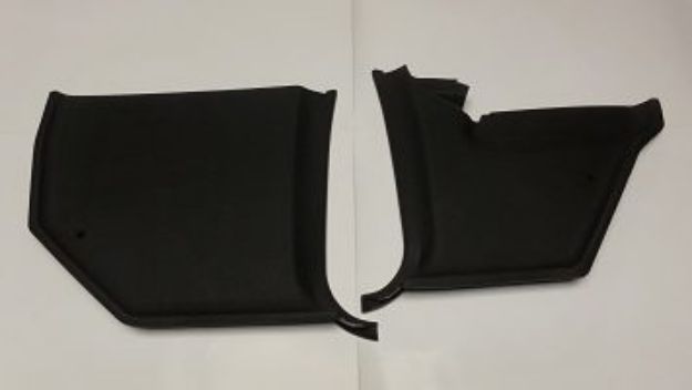Picture of 1966-1967 Mopar B-Body Kick Panels Black by Vans Auto Pair