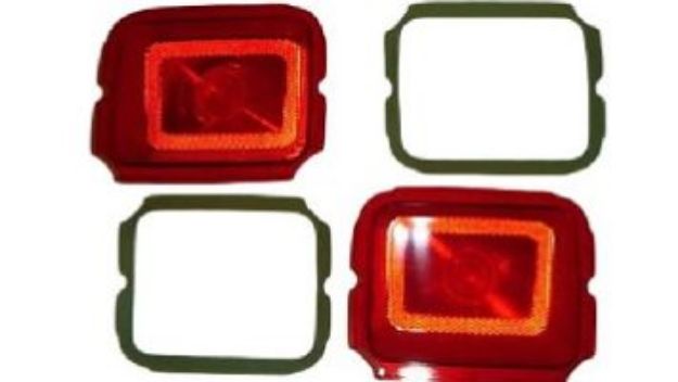 Picture of 1964 Dodge 330 440 Polara Vans Auto Taillight Lenses and Gaskets Pair