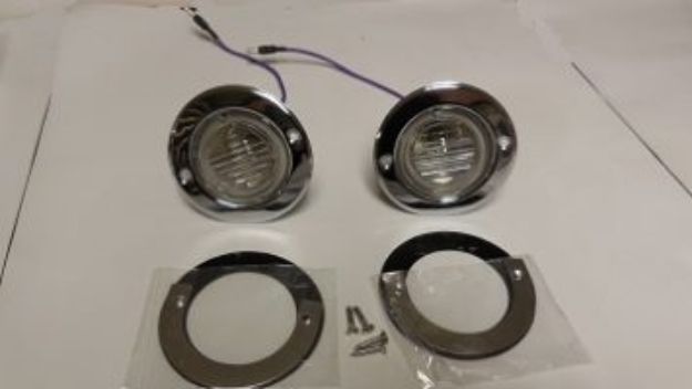 Picture of 1970 Dodge Charger Mopar Back Up Light Lens Assemblies with Male Plug Pair